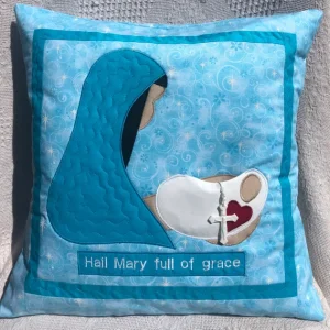 Madonna and Child Pro-life Prayer Pillow