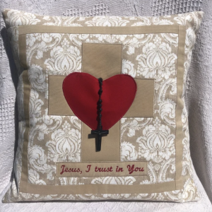 "Jesus, I Trust In You" Prayer Pillow